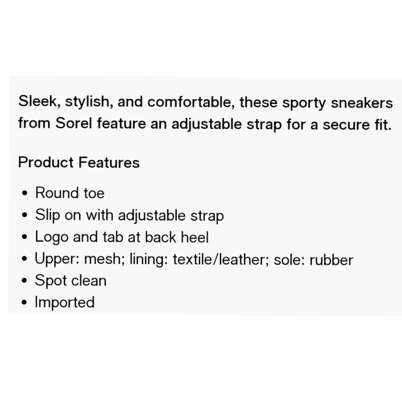 🆕⭐ Sorel Black Sneakers - Picture 15 of 15